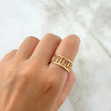 Rustic Ring 3.5gr / T8 3/4 / Yellow Gold