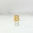 Charm Letter B 0.35gr / 6mm / Yellow Gold Drum