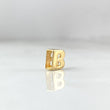 Herraje Tambor Letra B 0.4gr / 6mm Oro Amarillo 18K