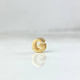 Charm Letter G 0.35gr / 0.5cm / Yellow Gold Drum