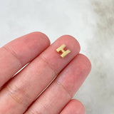 Herraje Letra H 0.4gr / 1/4 in / Oro Amarillo 18K