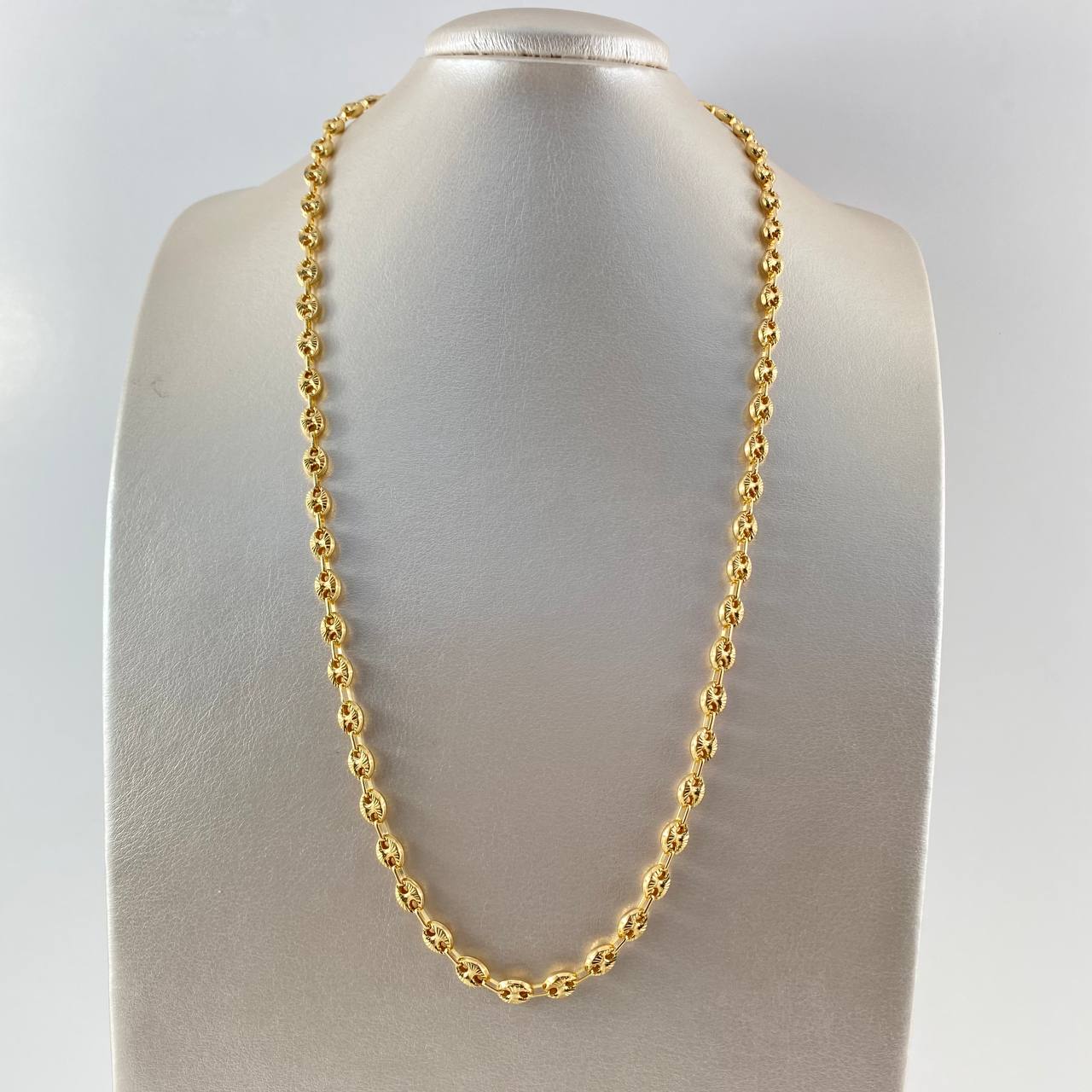 GC Chain 12.55gr / 60cm / 5mm Diamond Cut 18K Yellow Gold *