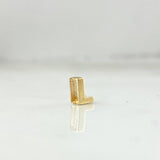 Charm Letter L 0.25gr / 6mm Drum 18K Yellow Gold