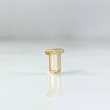 Charm Letter T 0.25gr / 6mm Drum 18K Yellow Gold *