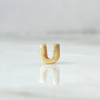 Charm Letter U 0.3g / 1/4 in Yellow Gold 18K