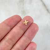 Charm Letter X 0.3gr / 0.5cm / Yellow Gold Drum ©