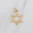 Pendant Star of David 1.1g / 3/4 in 18K Yellow Gold