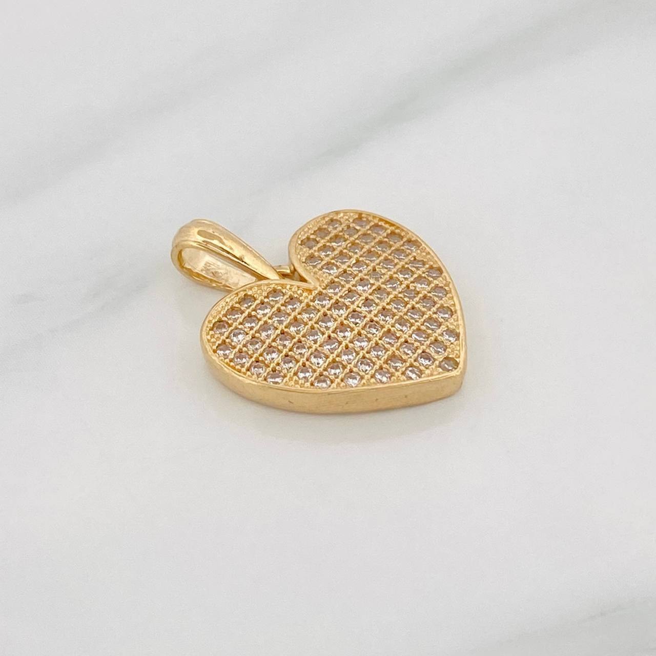 Pendant Heart 2.25g / 3/4 in Yellow Gold 18K