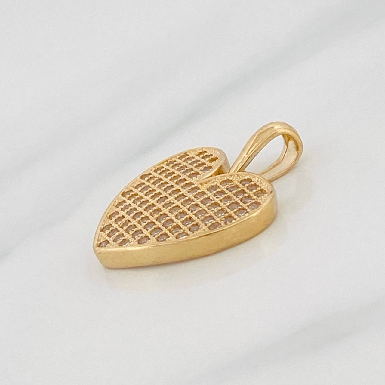 Pendant Heart 2.25g / 3/4 in Yellow Gold 18K