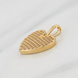 Pendant Heart 2.25g / 3/4 in Yellow Gold 18K