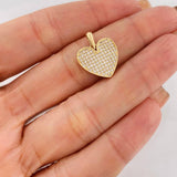 Pendant Heart 2.25g / 3/4 in Yellow Gold 18K