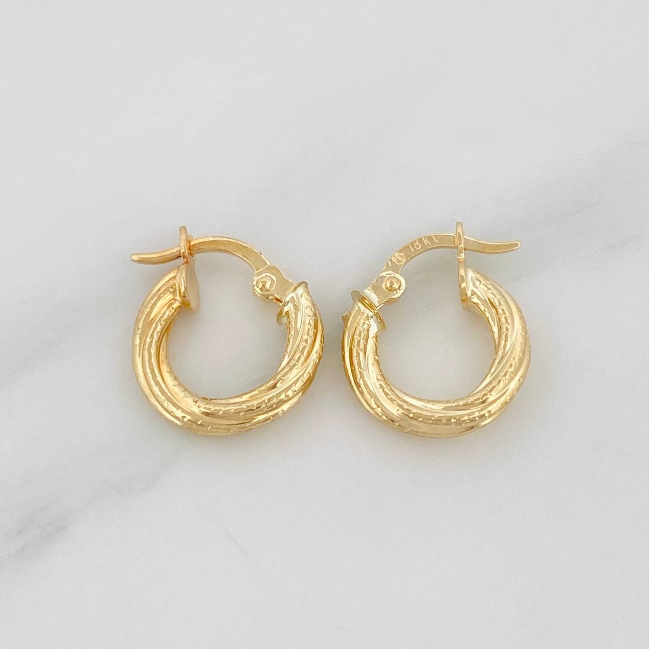 Candongas Lula 1.35g / 1/2 in Oro Amarillo 18K