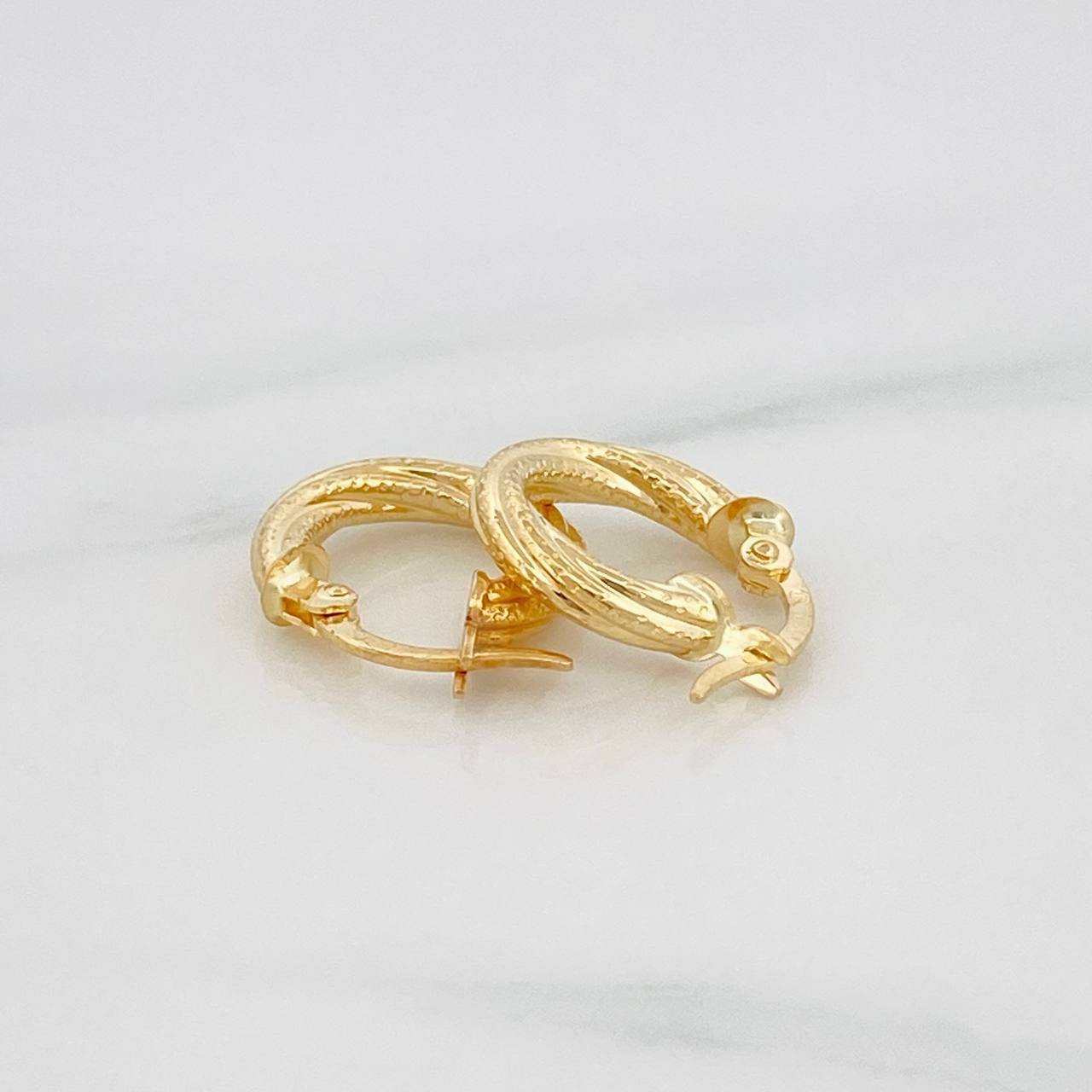 Candongas Lula 1.35g / 1/2 in Oro Amarillo 18K