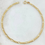 Figaro Bracelet 0.95gr / 19cm / +1 18K Gold *