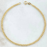 Cuban Links Bracelet 1gr / 7.5in / +1 18K Gold *