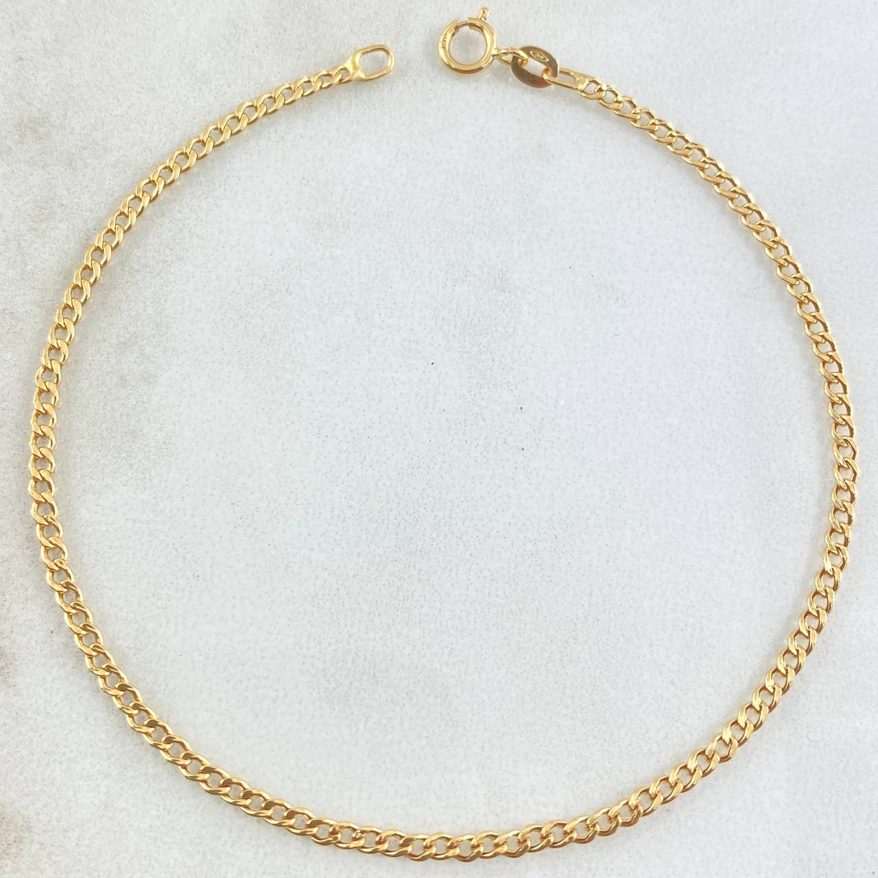 Cuban Links Bracelet 0.8gr / 19cm / +1 18K Gold *