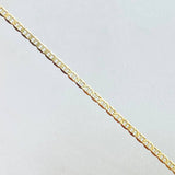 Flat Anchor Bracelet 0.9gr / 21cm / +3 18K Gold *