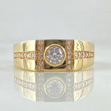 Sealed Scepter Ring 4.25gr / Size 9 1/2 / 18K Gold *