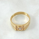 Sealed Scepter Ring 4.25gr / Size 9 1/2 / 18K Gold *