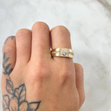 Sealed Scepter Ring 4.25gr / Size 9 1/2 / 18K Gold *