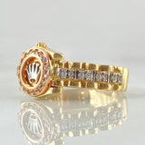 Anillo Cronotempo Relieve 6gr / T7 1/4 / Oro 18K *