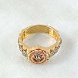 Anillo Cronotempo Relieve 6gr / T7 1/4 / Oro 18K *