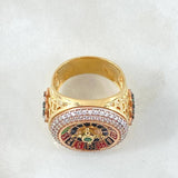 Anillo Ruleta Casino movil 13.8gr / T9 / Oro 18K *