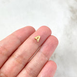 Herraje Letra A 0.3gr / 0.5cm / Oro 18K *