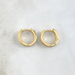 Hoop Earrings Hoop Earrings 3.15gr / 1.3cm / Colored Zircons 18K Yellow Gold