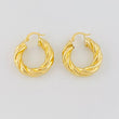 Candongas Melcocha 4.95g / 1 in Oro Amarillo 18K