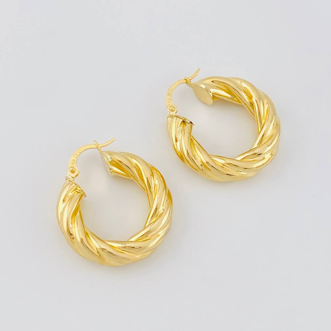 Candongas Melcocha 4.95g / 1 in Oro Amarillo 18K