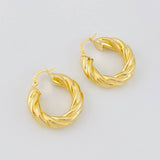 Candongas Melcocha 4.95g / 1 in Oro Amarillo 18K