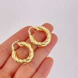 Candongas Melcocha 4.95g / 1 in Oro Amarillo 18K