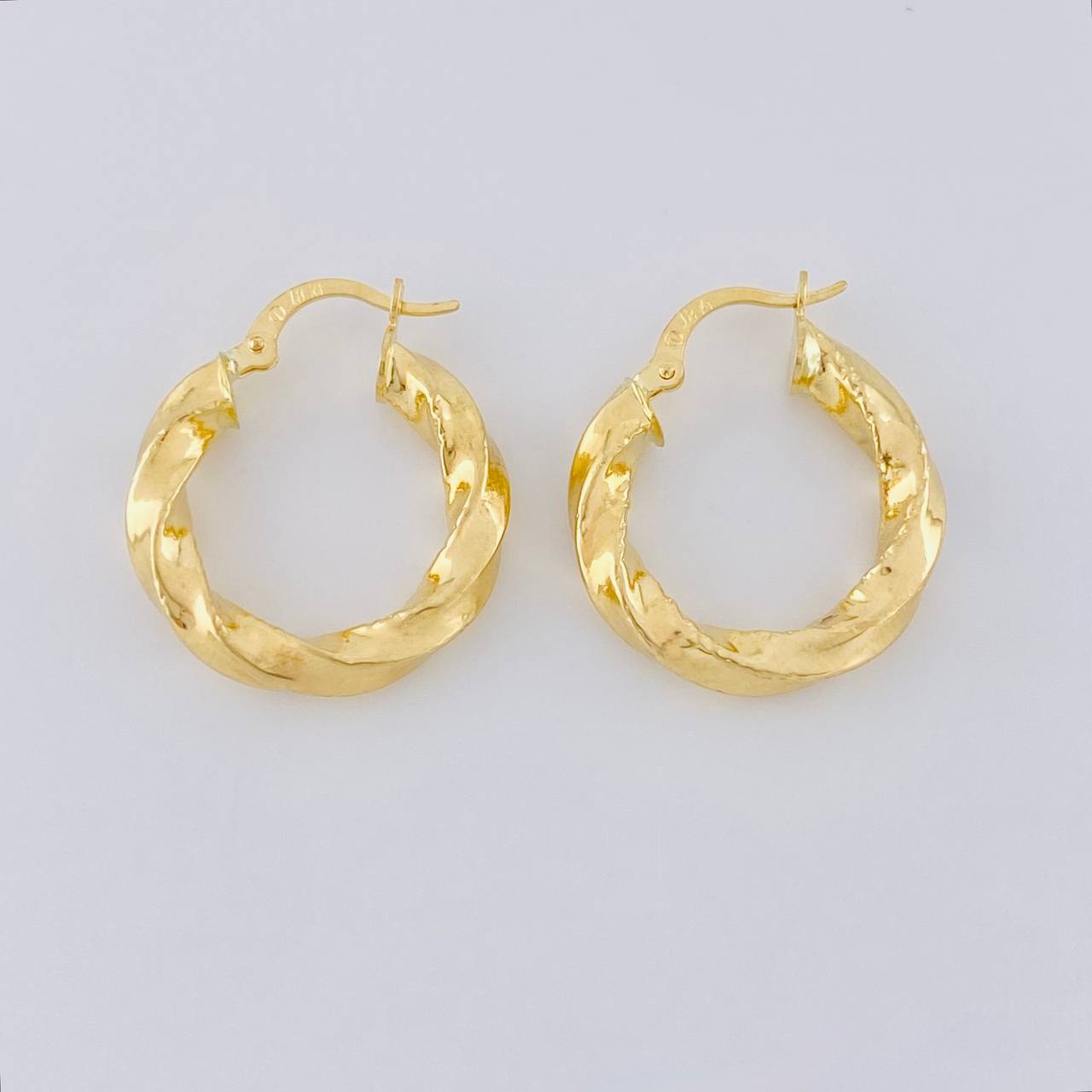 Hoop Earrings Asby 2.85g / 1 in Yellow Gold 18K