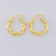 Hoop Earrings Asby 2.85g / 1 in Yellow Gold 18K