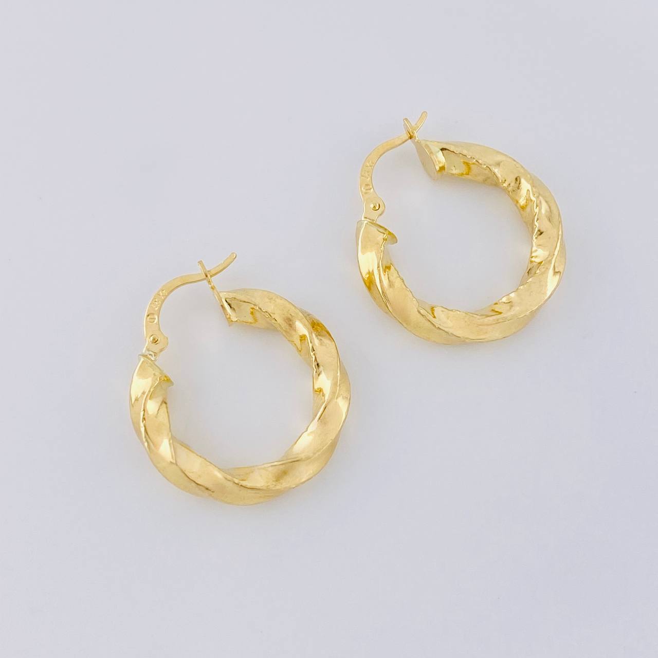 Hoop Earrings Asby 2.85g / 1 in Yellow Gold 18K
