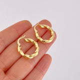 Candongas Asby 2.75g / 2.4cm Oro Amarillo 18K