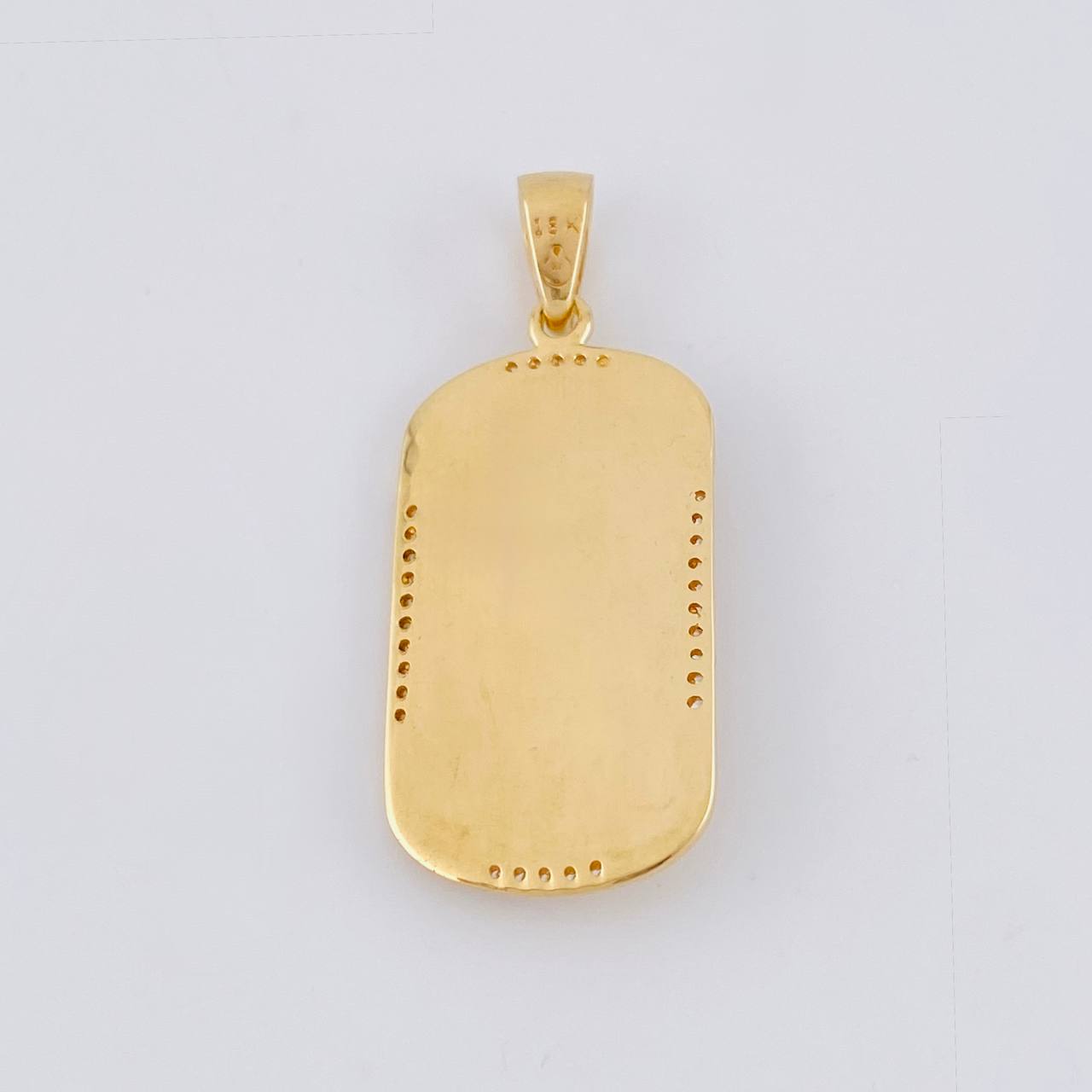 Dije Placa Cristo 6.6g / 1 1/2 in Oro Amarillo 18K