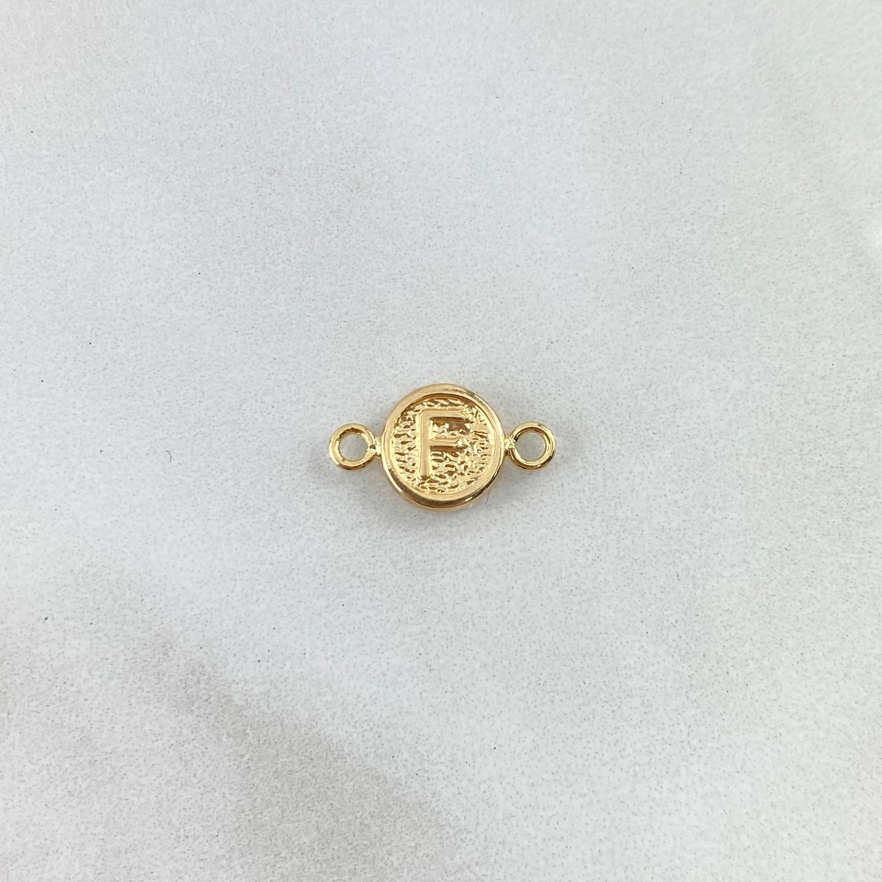 Charm Letter F 0.35gr / 0.6in / 18K Gold