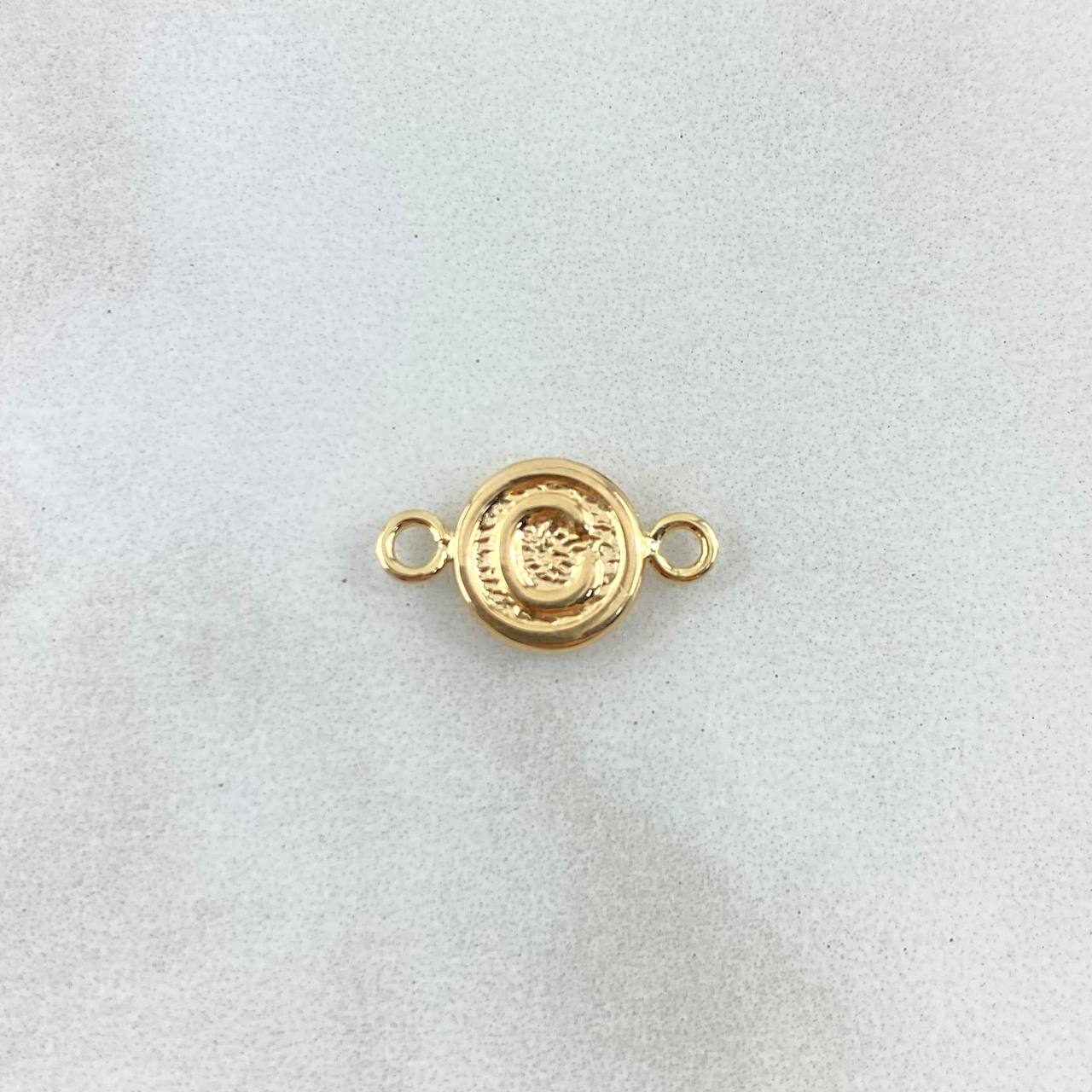Charm Letter C 0.4gr / 0.6in / 18K Gold