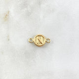 Charm Letter N 0.35gr / 1.4cm / Circular Yellow Gold ©