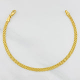 Pulso Chino 1.55g / 7 1/4 in / 3.22mm Oro Amarillo 18K