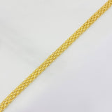 Pulso Chino 1.55g / 7 1/4 in / 3.22mm Oro Amarillo 18K