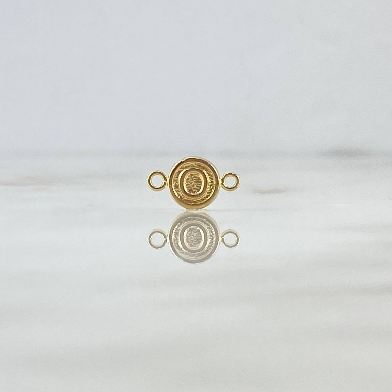 Charm Letter O 0.35gr / 1.2 in / Circular Yellow Gold