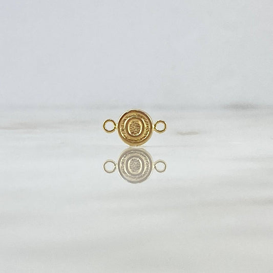 Charm Letter O 0.35gr / 1.2 in / Circular Yellow Gold