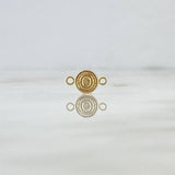 Charm Letter O 0.35gr / 1.2 in / Circular Yellow Gold