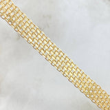 Bismark Bracelet 11.95gr / 7 3/4 in / 9.2mm Yellow Gold +1 18K !