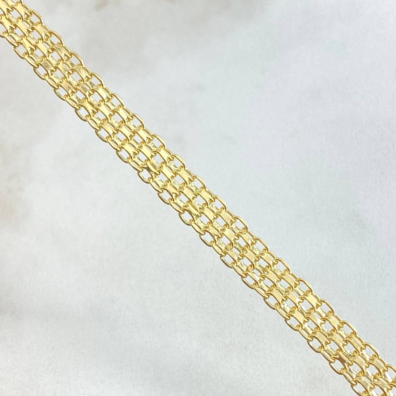 Bismark Bracelet 8gr / 7 1/2 in / 6.26mm Yellow Gold +1 18K !