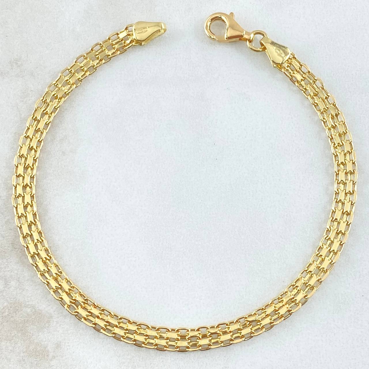 Pulso Chino 4gr / 20.5cm / 4.6mm Oro Amarillo +0 18K