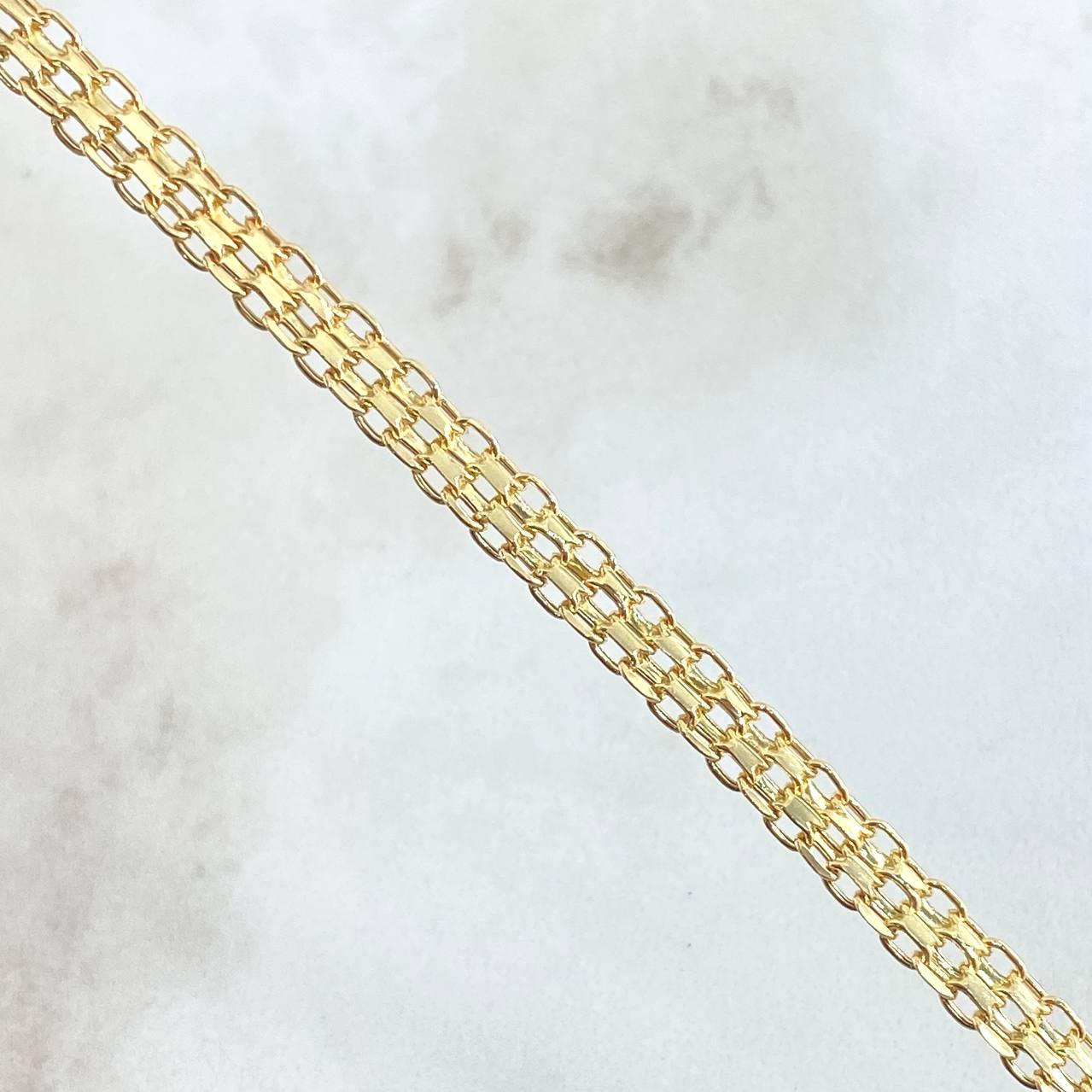 Bracelet 5.1gr / 21cm / 5.6mm Yellow Gold +0 18K ©